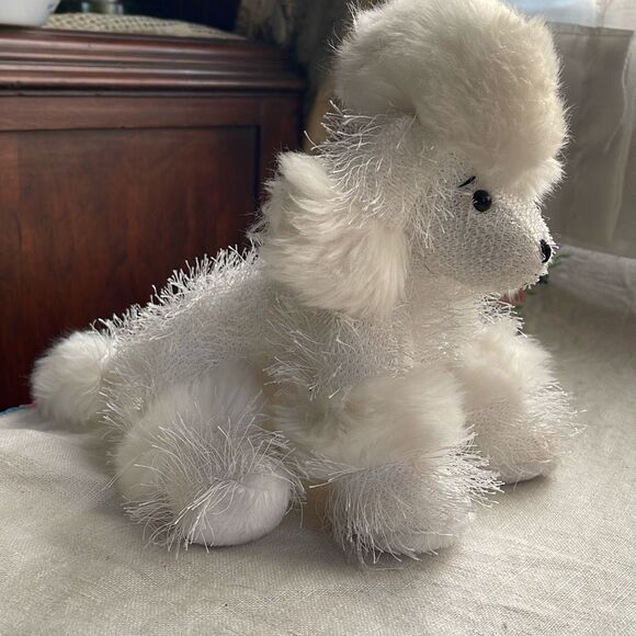 Ganz Webkinz White poodle plush 8” . - Picture 1 of 9